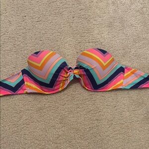 Victoria's Secret Multicolor Chevron Bikini Top